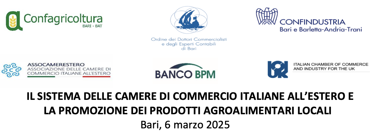 Il sistema delle Camere di Commercio italiane all’estero e la promozione dei prodotti agroalimentari locali